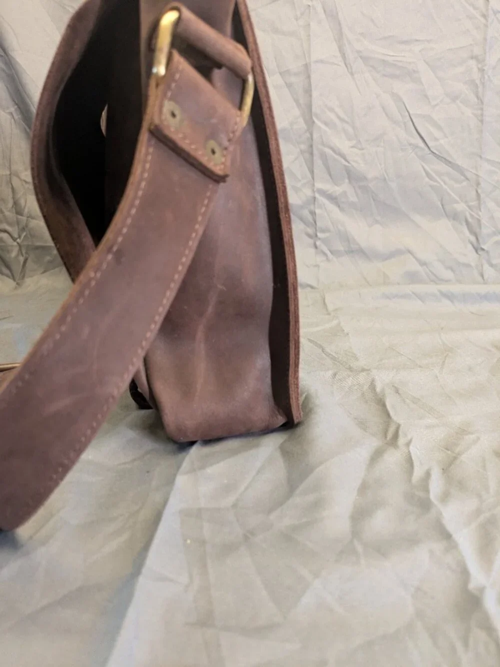 Leather Messenger/Laptop Bag